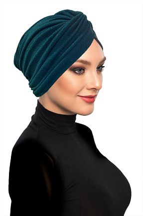 کلاه شنای حجاب سبز زنانه fidan bone - کد 310933790