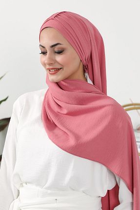 شال صورتی زنانه Aisha