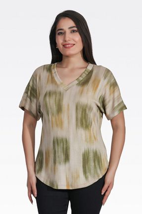 بلوز سبز زنانه Batik TOLGA SARAÇOĞLU - کد 902922417