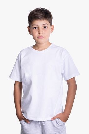 تیشرت سفید بچه گانه Relaxed LITTLE