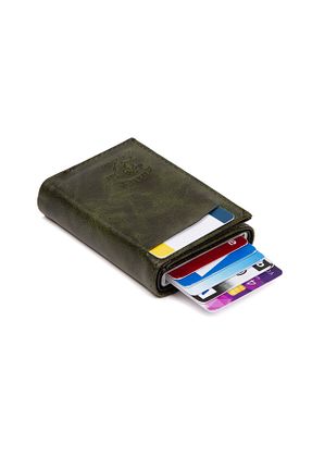 کیف پول خاکی زنانه ابعاد کوچک Newish Polo - کد 902930364