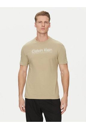 تیشرت بژ زنانه رگولار Calvin Klein - کد 902752977