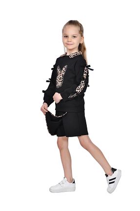 ست بالاتنه و پائین تنه مشکی بچه گانه بافتنی Cmk Kids - کد 904069508