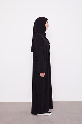 لباس حجاب مشکی زنانه اورسایز Levidor - کد 902925973