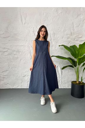 لباس سرمه ای زنانه جین Elif Özbey Butik - کد 902933297