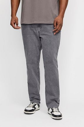 شلوار جین طوسی مردانه پاچه تنگ Jack & Jones - کد 904126398