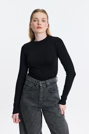 بادی مشکی زنانه یقه دوچرخه Rays - کد 898813790