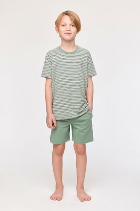 ست لباس راحتی سبز مردانه Woody - کد 902954836