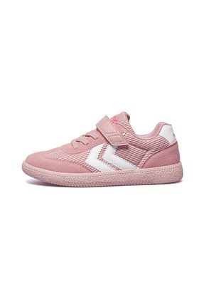کفش کژوال صورتی بچه گانه چرم مصنوعی hummel - کد 904134017