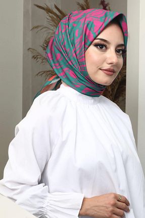 روسری سبز پنبه ای AFVENTE - کد 830309151