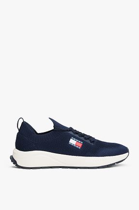 کفش اسنیکر سرمه ای مردانه بند دار Tommy Hilfiger - کد 901396617