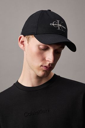 کلاه مشکی زنانه پنبه ای Calvin Klein - کد 901865441