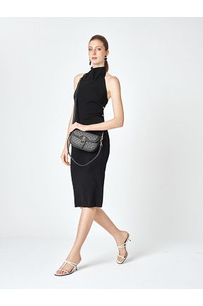 کیف دوشی مشکی زنانه چرم مصنوعی Pierre Cardin - کد 900606945
