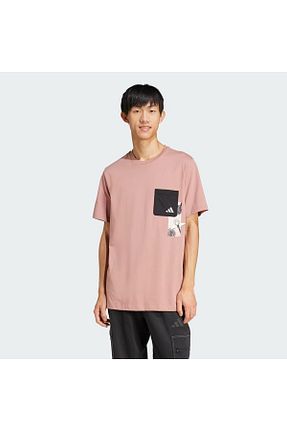 تیشرت اسپرت صورتی مردانه رگولار adidas - کد 901269477