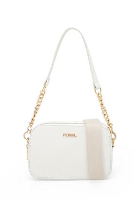 کیف پستچی سفید زنانه Fossil - کد 901286084