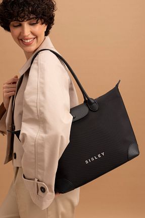 کیف دوشی مشکی زنانه پلی استر Sisley - کد 835422572