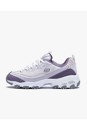 کفش اسنیکر بنفش زنانه بند دار Skechers - کد 339403010