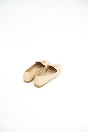 بابت بژ زنانه چرم مصنوعی EYMEN SHOES - کد 902351769
