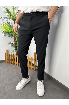 شلوار مشکی مردانه پنبه ای MODA - کد 901325364