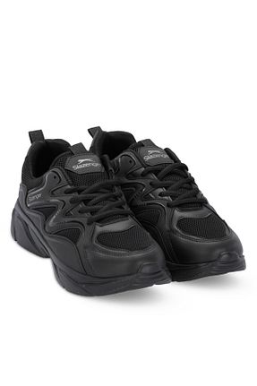 کفش اسنیکر مشکی مردانه بند دار Slazenger - کد 901331172