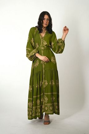 لباس سبز زنانه بافتنی ABBRA - کد 899115638