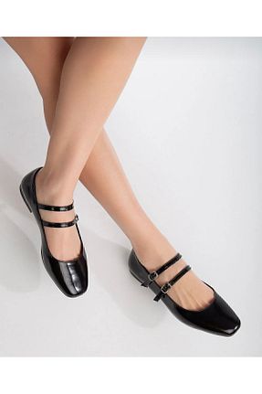 بابت مشکی زنانه چرم لاکی Katrina shoes - کد 901336691