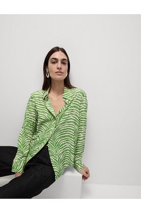 پیراهن سبز زنانه رگولار Marks & Spencer - کد 901342097