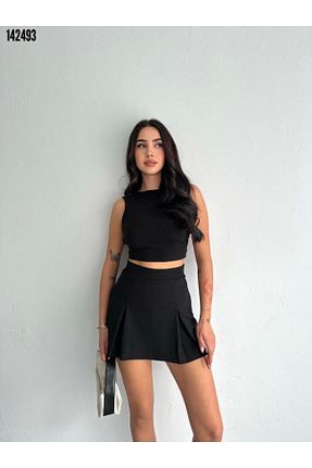لباس مشکی زنانه کرپ MODA - کد 901345227