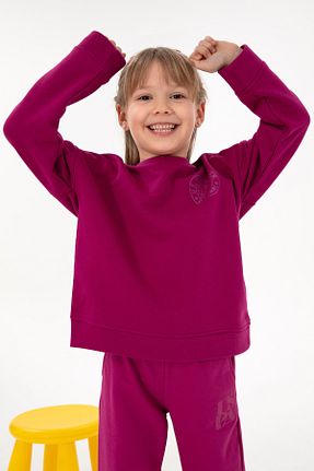 سوئیشرت صورتی بچه گانه ساده U.S. Polo Assn. - کد 862423088