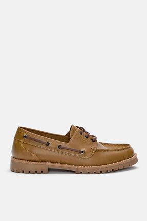 کفش لوفر قهوه ای مردانه پلی اورتان Pull & Bear - کد 901360203