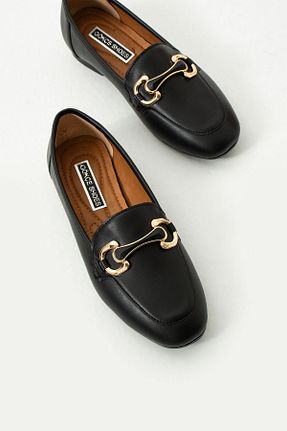 بابت مشکی زنانه چرم مصنوعی Gökçe Shoes - کد 901364031