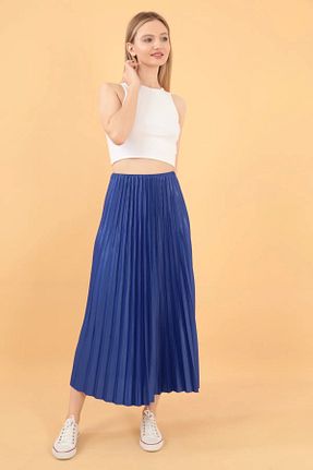 دامن آبی زنانه پارچه AybarsStore - کد 901359473