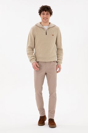 شلوار بژ مردانه بافتنی U.S. Polo Assn. - کد 891719911