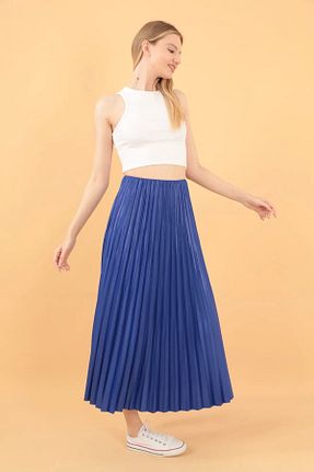 دامن آبی زنانه پارچه AybarsStore - کد 901359473