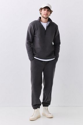 ست گرمکن طوسی مردانه پاچه کش دار Trendiz - کد 901367018