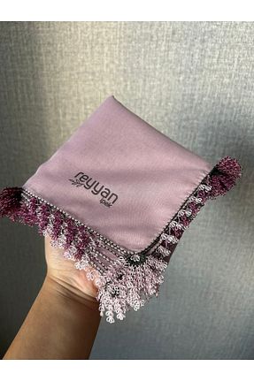 روسری بنفش %100 پنبه REYYAN - کد 896782421