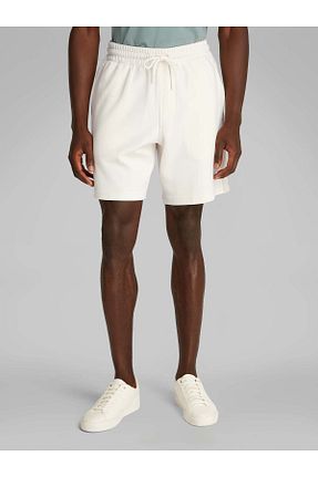 شلوارک و برمودا سفید مردانه رگولار Calvin Klein - کد 901387748