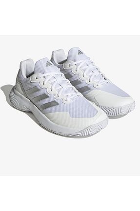 کفش تنیس سفید زنانه پارچه ای adidas - کد 750187963