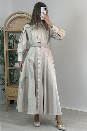 لباس حجاب طوسی زنانه Relaxed Venöve - کد 854151348