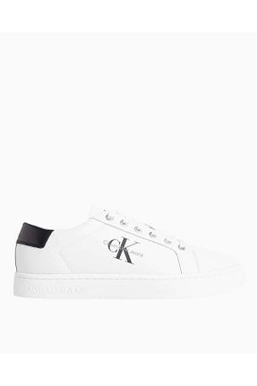 کفش اسنیکر سفید مردانه چرم اصل Calvin Klein - کد 354451907