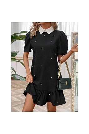 لباس مشکی زنانه بافتنی JANES - کد 901397037