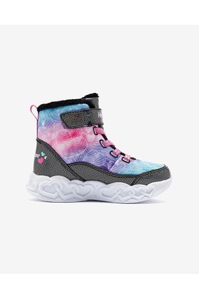بوت / نیم بوت مشکی بچه گانه پاشنه تخت Skechers - کد 902408102