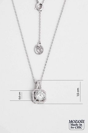 گردنبند نقره سفید زنانه 925 عیار So Chic - کد 901437900