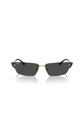 عینک آفتابی طلائی زنانه 63 Ray-Ban - کد 831688486