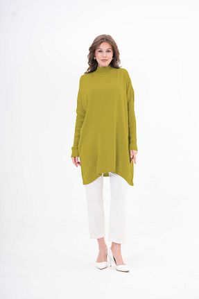 تونیک حجاب سبز زنانه تریکو NİSUM MODA - کد 902400438