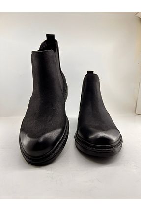 بوت / نیم بوت مشکی مردانه جیر FKSHOES - کد 901420281