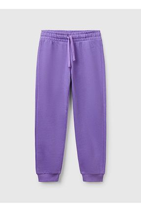 شلوار کرمگن بنفش بچه گانه رگولار Benetton - کد 901409416