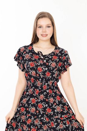 لباس زرشکی زنانه بافتنی mervemoda - کد 901442526