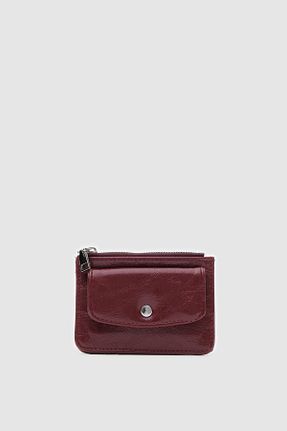 جا کارتی زرشکی زنانه ابعاد کوچک OLLBAG - کد 901436527