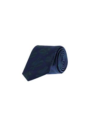 کراوات سبز مردانه میکروفیبر Kiğılı - کد 802265811